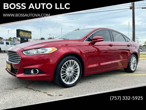 2014 Ford Fusion for sale at BOSS AUTO LLC in Norfolk VA