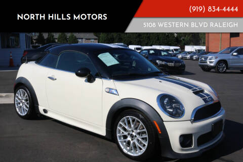 2013 MINI Coupe for sale at NORTH HILLS MOTORS in Raleigh NC