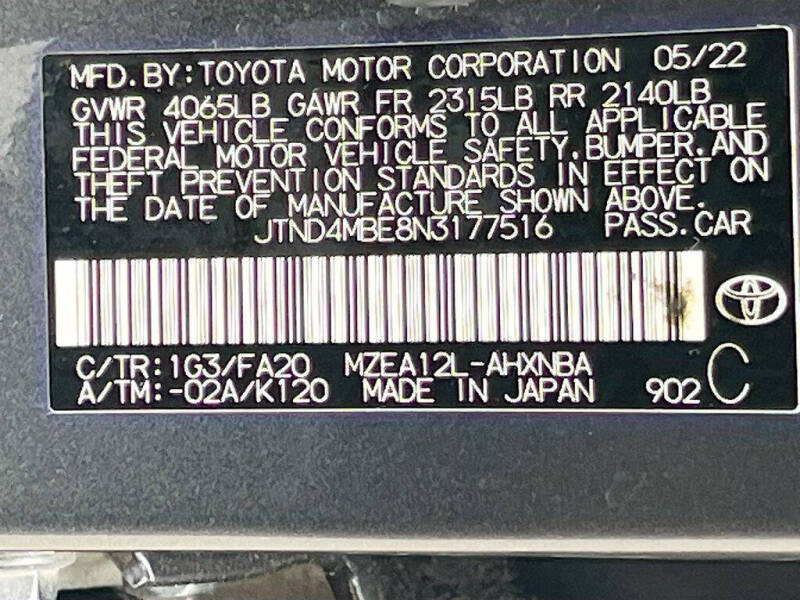 2022 Toyota Corolla Hatchback SE