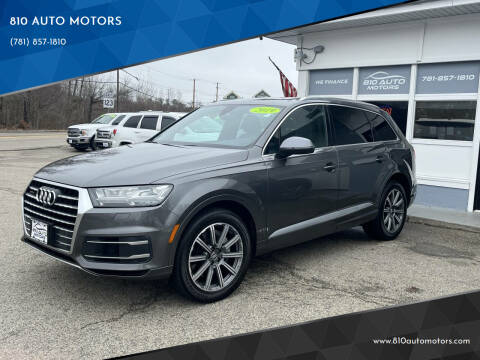 2019 Audi Q7 for sale at 810 AUTO MOTORS in Abington MA