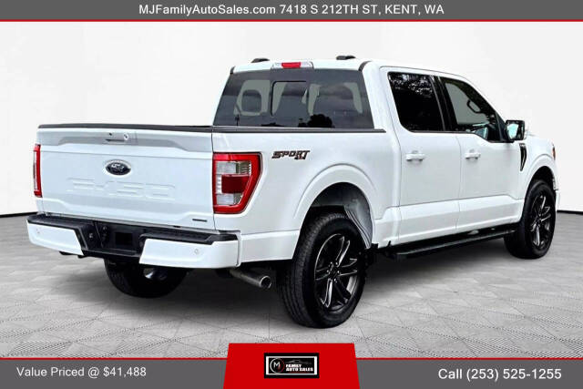 2022 Ford F-150 for sale at MJ FAMILY AUTO SALES in Kent, WA