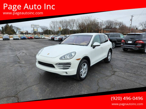 2013 Porsche Cayenne for sale at Page Auto Inc in Green Bay WI
