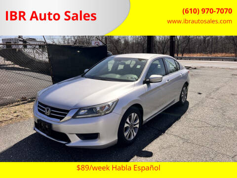 2014 Honda Accord for sale at IBR Auto Sales in Pottstown PA