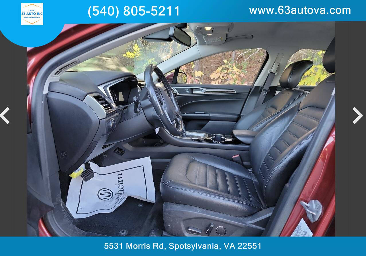 2014 Ford Fusion for sale at 63 Auto Inc in Spotsylvania, VA