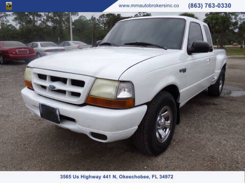 2000 Ford Ranger for sale at M & M AUTO BROKERS INC in Okeechobee FL