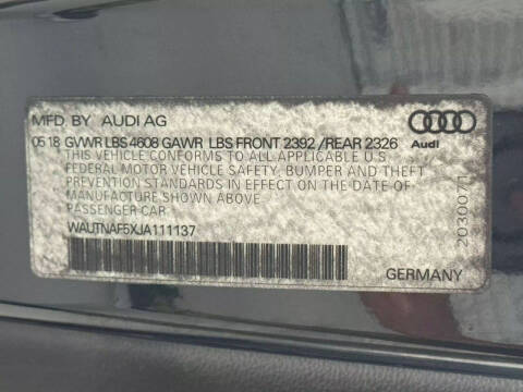 2018 Audi A5 2.0T quattro Premium Plus