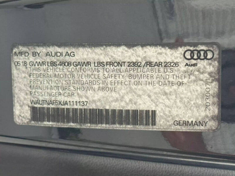 2018 Audi A5 2.0T quattro Premium Plus