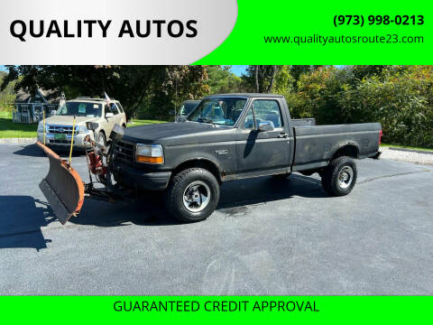 1997 Ford F-250 for sale at QUALITY AUTOS in Hamburg NJ