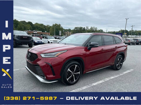 2021 Toyota Highlander for sale at Impex Auto Sales in Greensboro NC