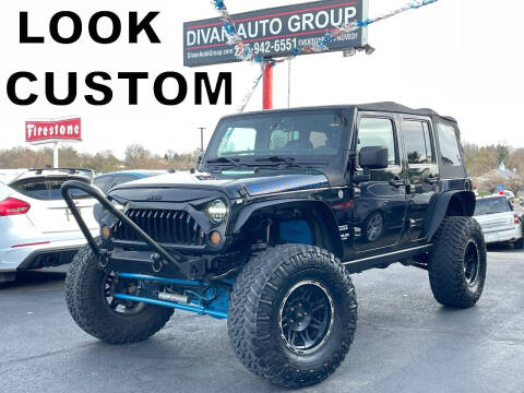 2012 Jeep Wrangler Unlimited for sale at Divan Auto Group in Feasterville Trevose PA