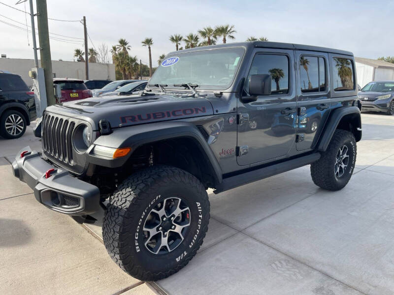 2018 Jeep Wrangler Unlimited for sale at A AND A AUTO SALES in Gadsden AZ