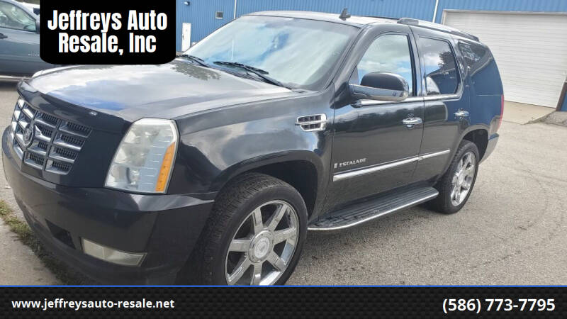 2009 Cadillac Escalade for sale at Jeffreys Auto Resale, Inc in Clinton Township MI