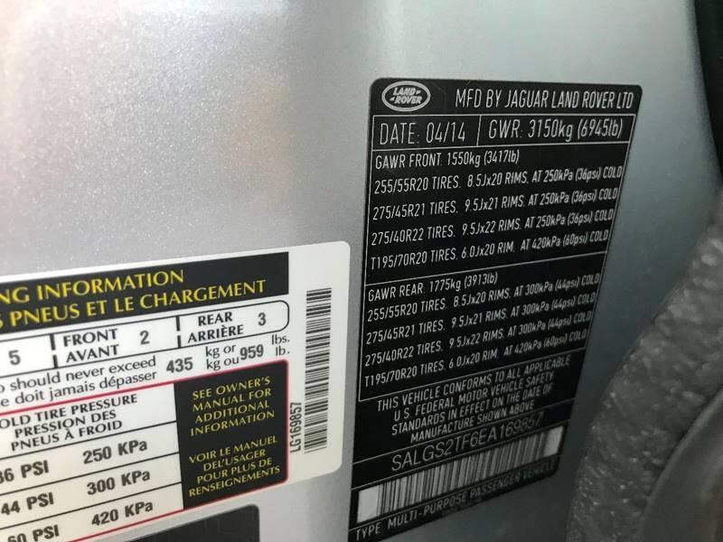 2014 Land Rover Range Rover Supercharged