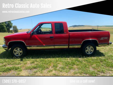 1996 Chevrolet C/K 1500 Series for sale at Retro Classic Auto Sales in Fairfield WA