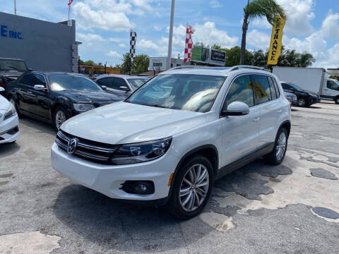 2013 Volkswagen Tiguan for sale at America Auto Wholesale Inc in Miami FL