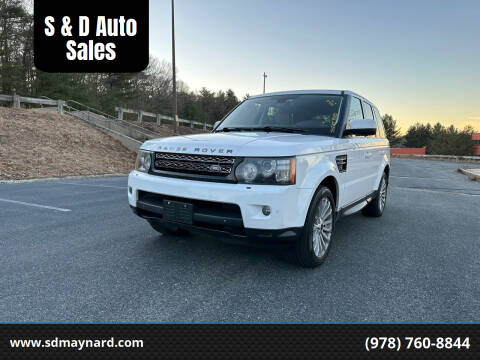 2013 Land Rover Range Rover Sport for sale at S & D Auto Sales in Maynard MA