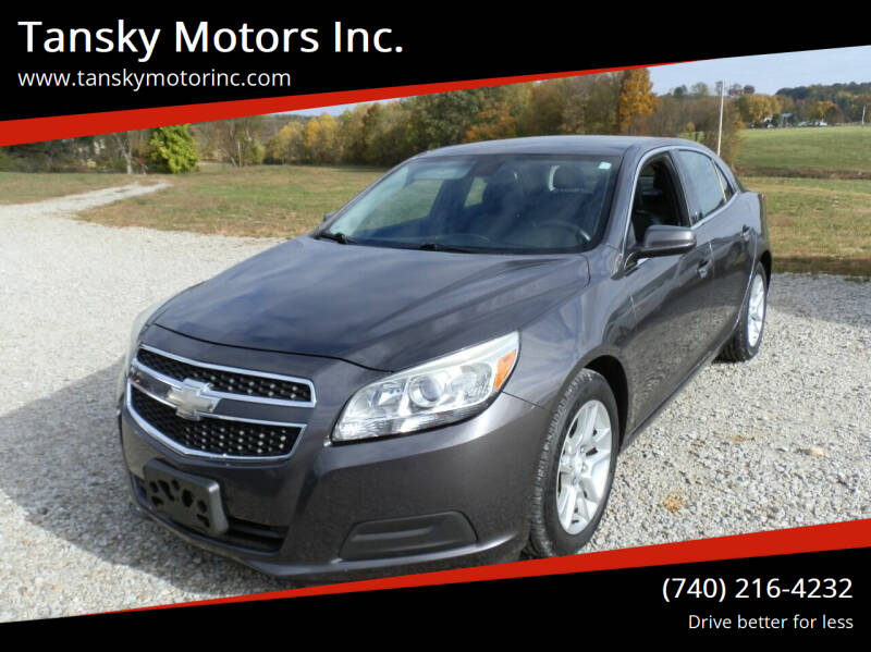 2013 Chevrolet Malibu for sale at Tansky Motors Inc. in Rockbridge OH