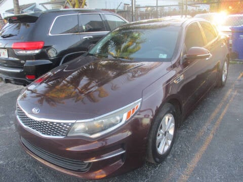 2017 Kia Optima for sale at K & V AUTO SALES LLC in Hollywood FL