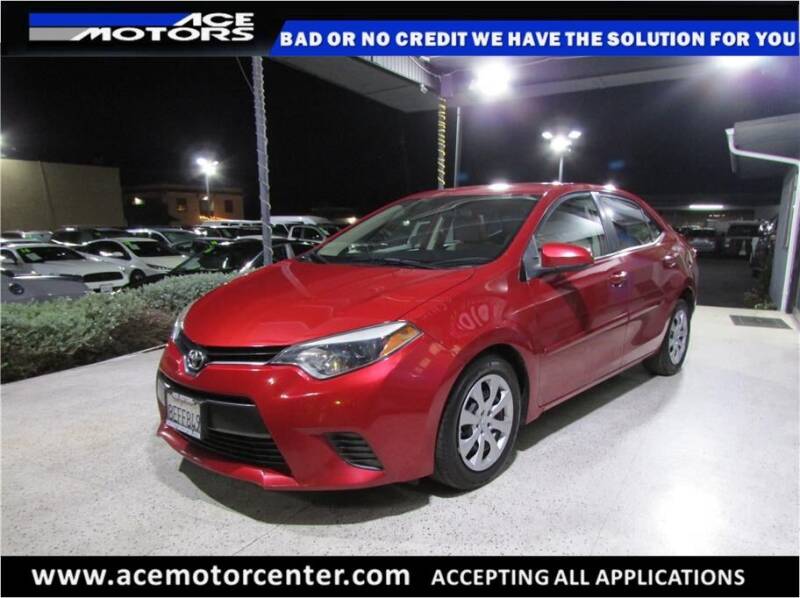 2015 Toyota Corolla for sale at Ace Motors Anaheim in Anaheim CA