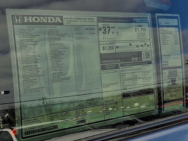 2026 Honda CR-V Hybrid Sport