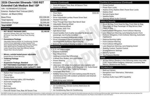 2026 Chevrolet Silverado 1500 RST