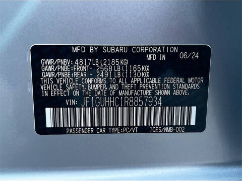 2024 Subaru Impreza RS