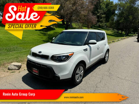 2016 Kia Soul for sale at Ronin Auto Group Corp in Sun Valley CA