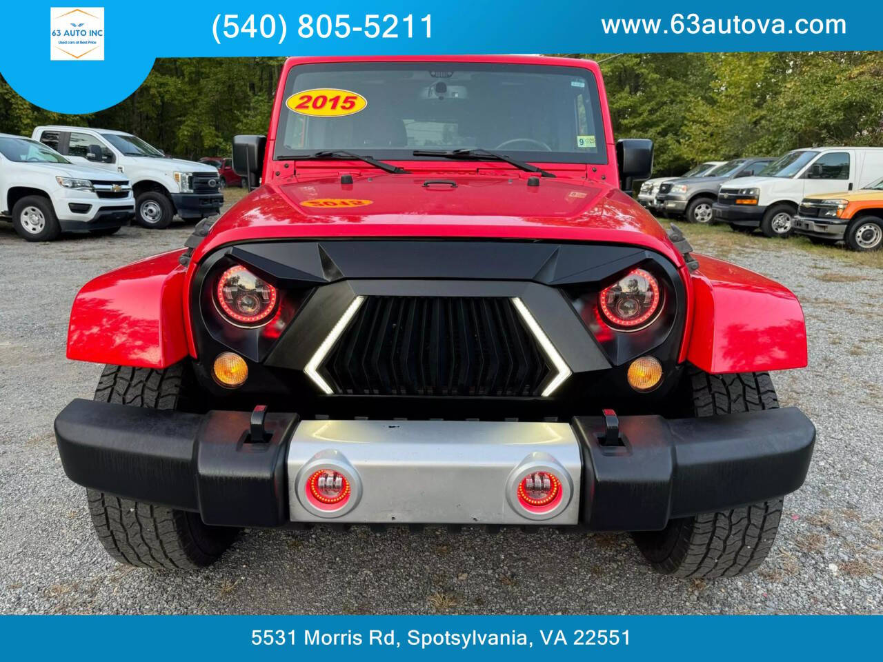 2015 Jeep Wrangler Unlimited for sale at 63 Auto Inc in Spotsylvania, VA