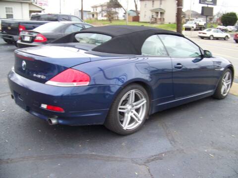 2005 BMW 6 Series for sale at lemity motor sales in Zanesville OH