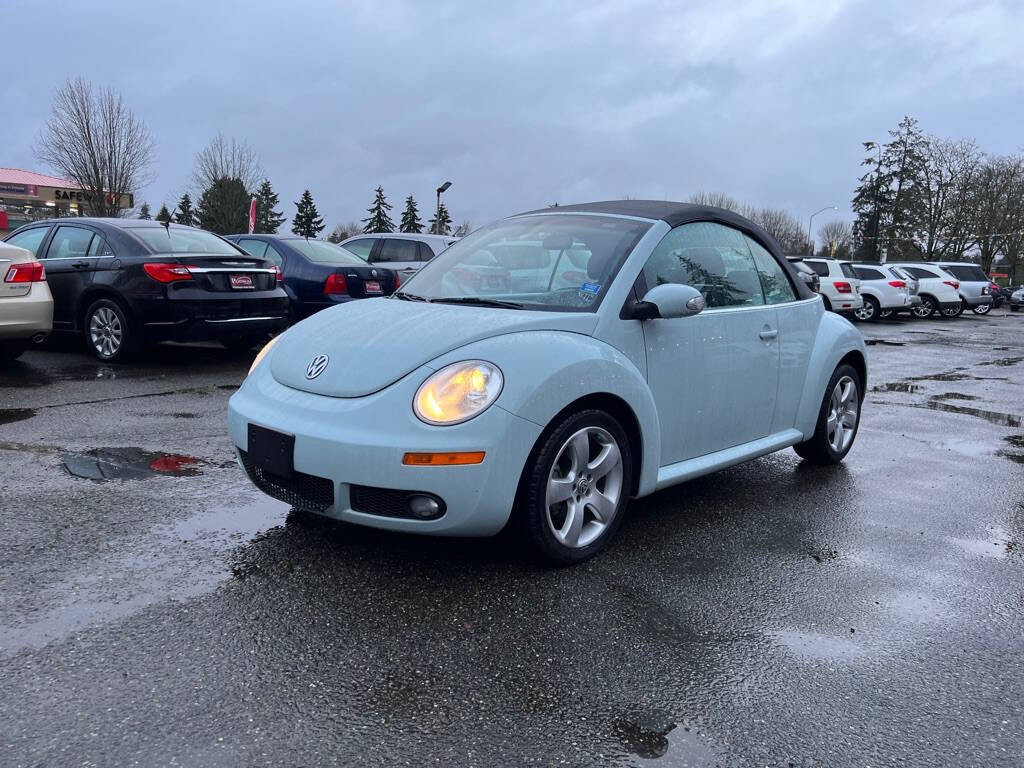 2006 Volkswagen New Beetle Convertible for sale at PLATINUM AUTO SALES INC in Lacey, WA