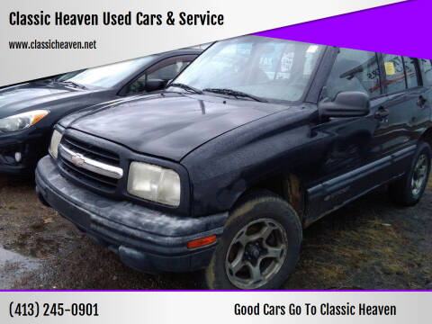 2001 Chevrolet Tracker for sale at Classic Heaven Used Cars & Service in Brimfield MA