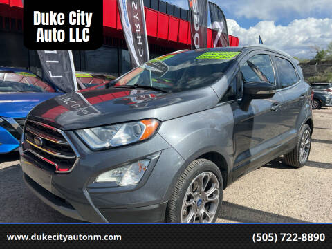 2020 Ford EcoSport for sale at Duke City Auto LLC in Gallup NM