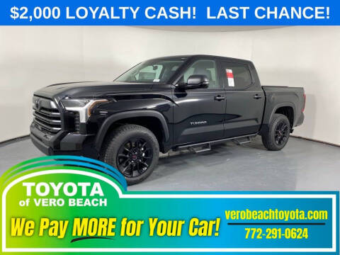 2024 Toyota Tundra for sale at PHIL SMITH AUTOMOTIVE GROUP - Toyota Kia of Vero Beach in Vero Beach FL