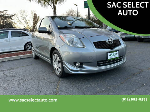 2008 Toyota Yaris for sale at SAC SELECT AUTO in Sacramento CA