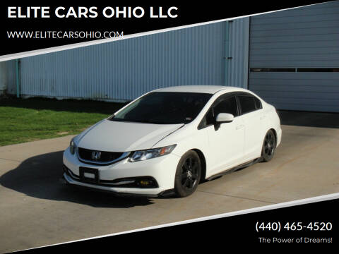 2014 Honda Civic for sale at ELITE CARS OHIO LLC in Solon OH