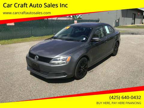 2014 Volkswagen Jetta for sale at Car Craft Auto Sales Inc in Lynnwood WA