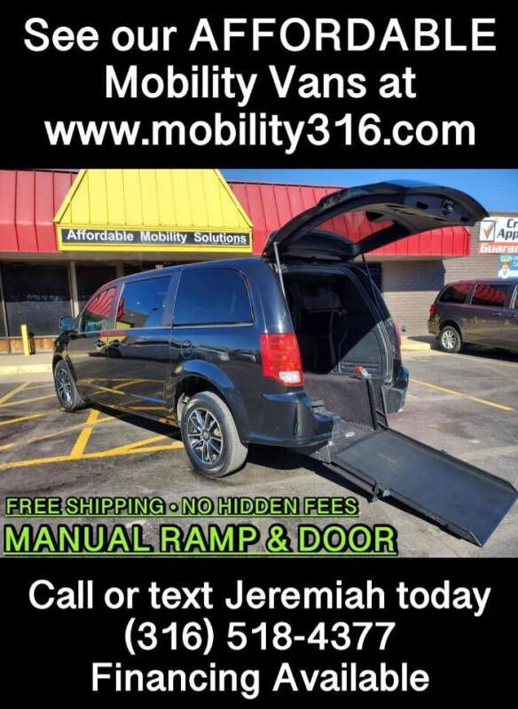 2018 Dodge Grand Caravan for sale at Affordable Mobility Solutions, LLC - Mobility/Wheelchair Accessible Inventory-Wichita in Wichita KS