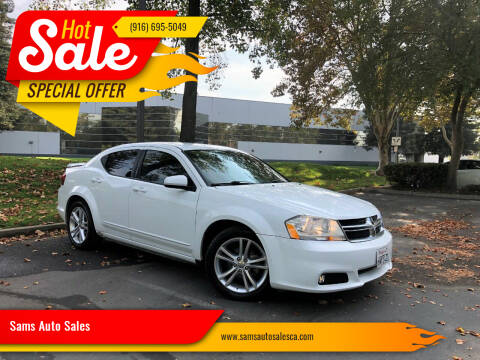 2012 Dodge Avenger for sale at Sams Auto Sales in North Highlands CA