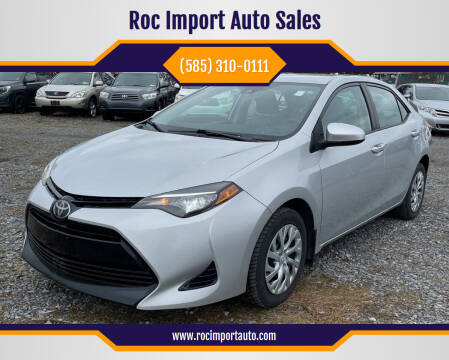 2017 Toyota Corolla for sale at Roc Import Auto Sales in Rochester NY
