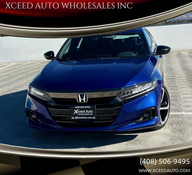 2021 Honda Accord for sale at XCEED AUTO WHOLESALES INC in San Jose CA