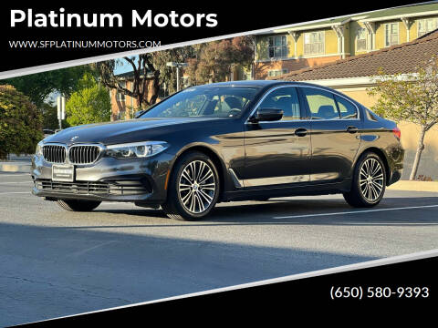 2019 BMW 5 Series for sale at Platinum Motors in San Bruno CA