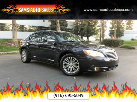 2012 Chrysler 200 for sale at Sams Auto Sales in North Highlands CA
