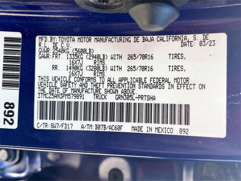 2023 Toyota Tacoma TRD Off-Road