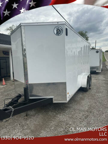 2026 Darkhorse Cargo 7 X 16 for sale at Ol Man Motors LLC - Trailers in Louisville OH