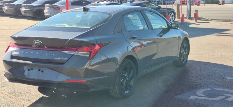 2023 Hyundai Elantra Hybrid Blue