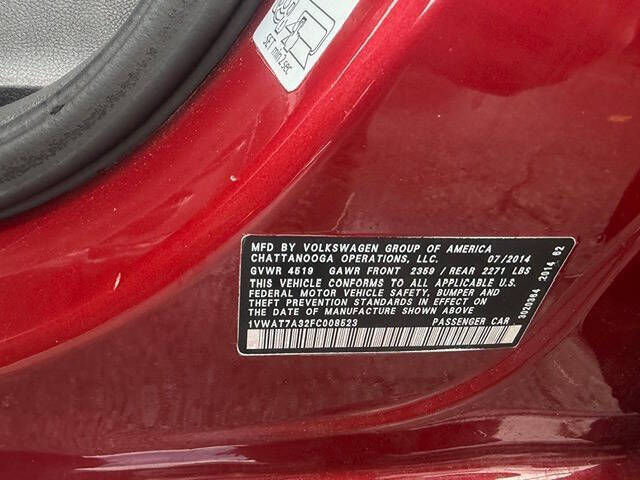 2015 Volkswagen Passat 1.8T Wolfsburg Edition