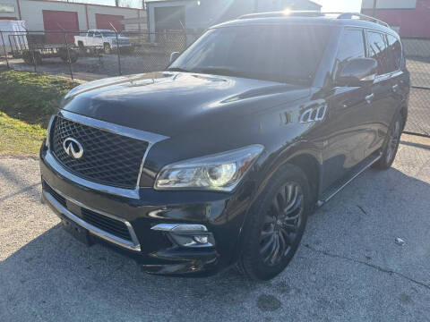 2017 Infiniti QX80 for sale at SCOTT HARRISON MOTOR CO in Houston TX