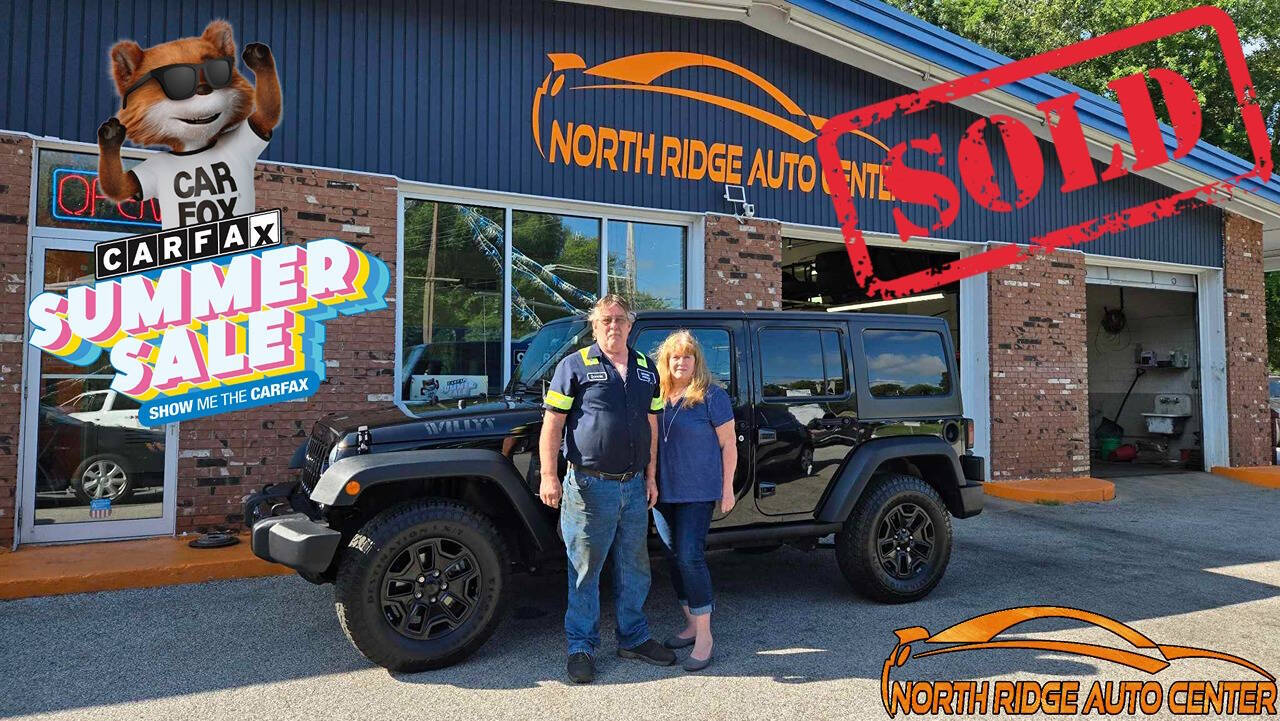 2018 Jeep Wrangler JK Unlimited for sale at North Ridge Auto Center LLC in Madison, OH