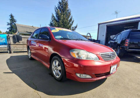 2005 Toyota Corolla for sale at M AND S CAR SALES LLC in Independence OR