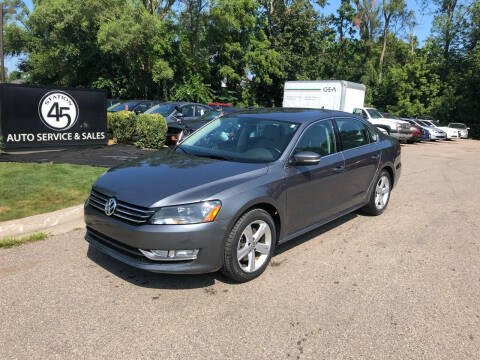 2015 Volkswagen Passat for sale at Station 45 AUTO REPAIR AND AUTO SALES in Allendale MI